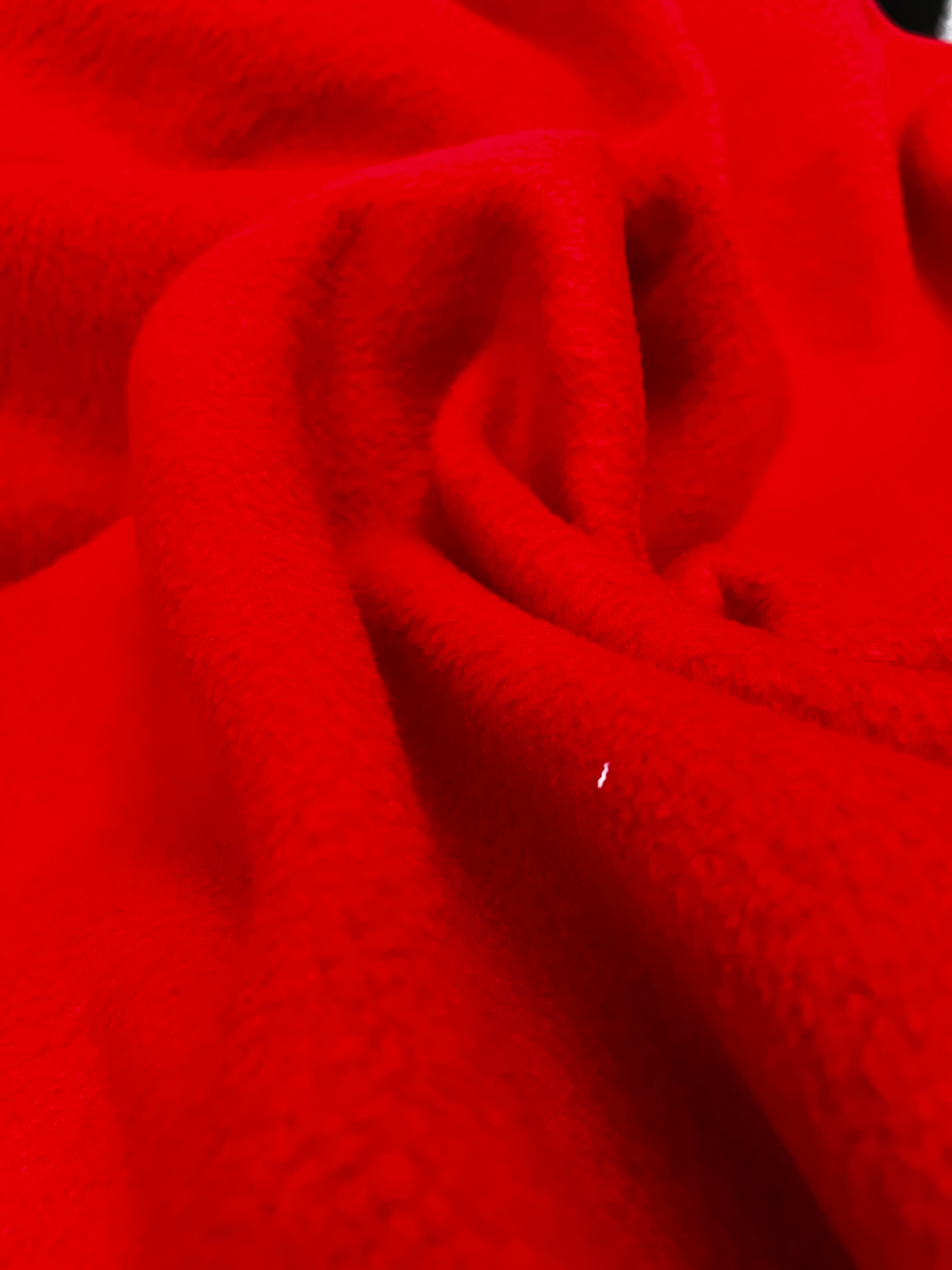 Tela Polar Rojo – Ideal para Abrigo y Manualidades