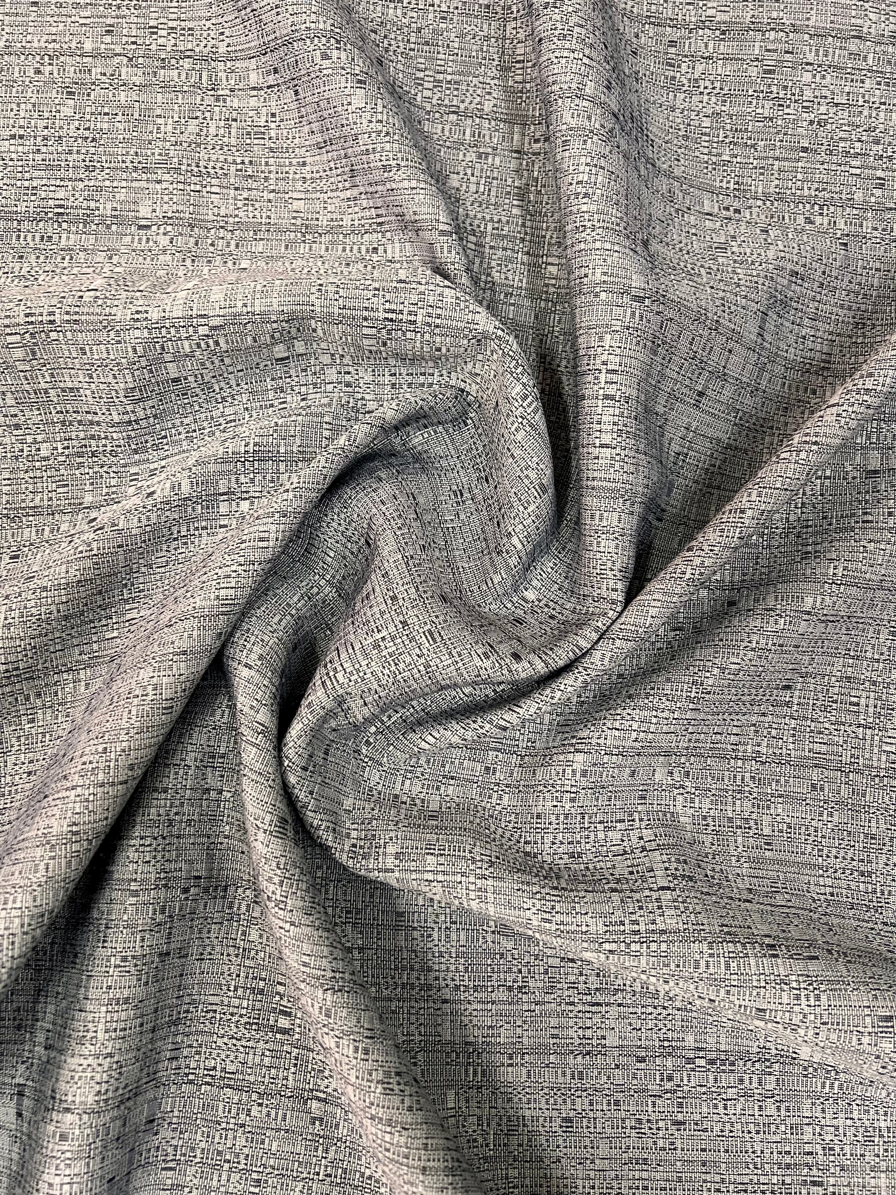 Lino Bamboo color azul acero
