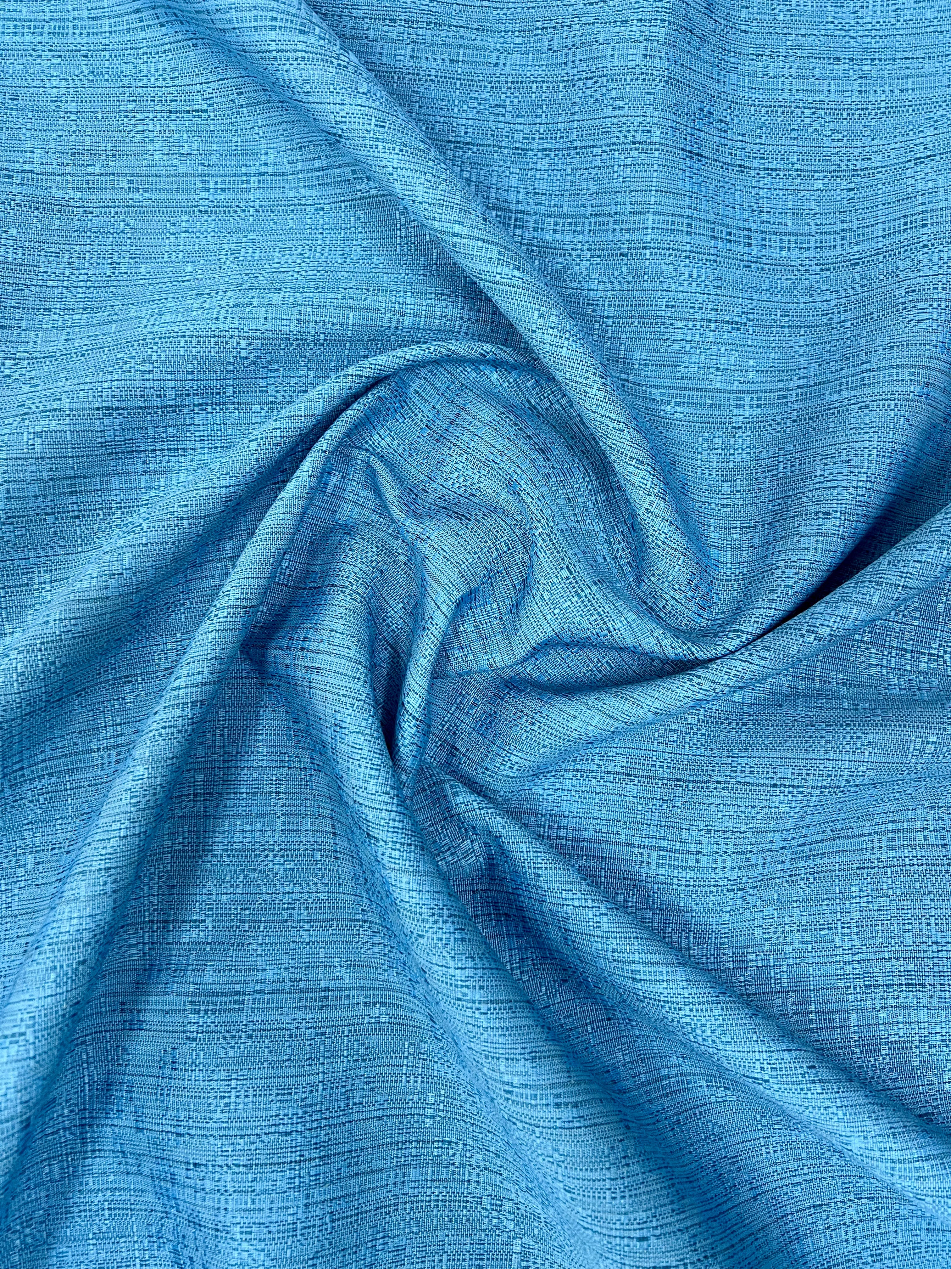 Lino Bamboo color azul