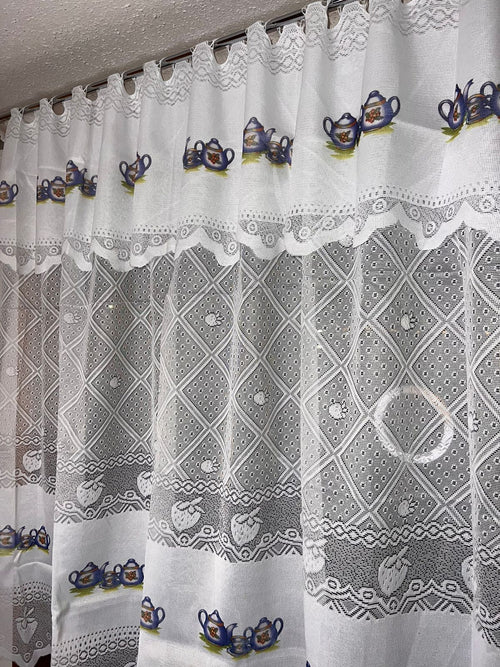 Cortina de Cocina Encaje Teteras – 1.50 x 1.20 mt
